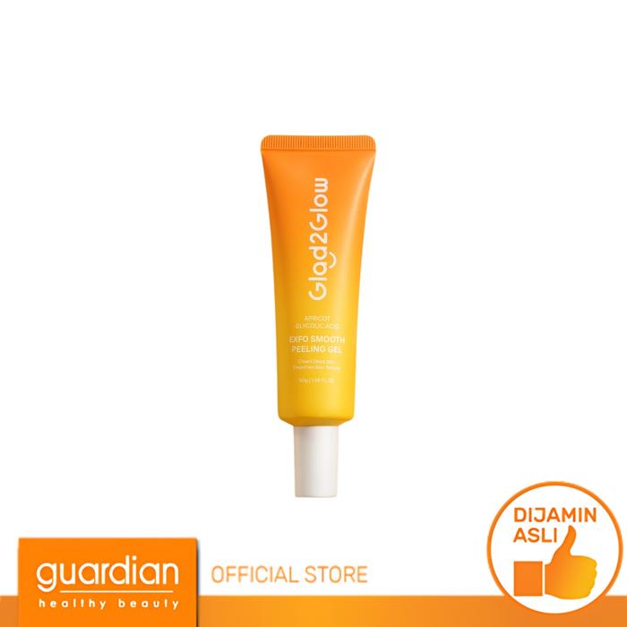 Gambar Glad2Glow peeling gel Apricot Glycolic Acid Exfo Smooth 50Gr dari Guardian Official Store undefined Tokopedia