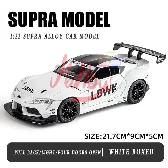 Gambar 1:22 Toyota Supra A90 LBWK Liberty Walk Sport Car Alloy Model Diecast lampu koleksi pajangan hadiah - supra dari A1-Allshop undefined Tokopedia