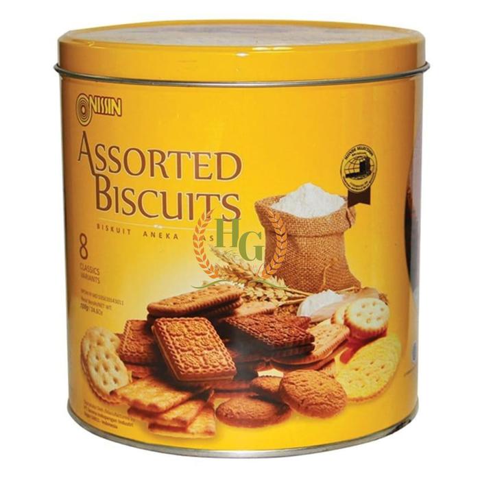 Gambar Nissin Assorted Biscuits Yellow Biskuit Kaleng Assorted 650g Biskuits dari Hyper Grosir undefined Tokopedia