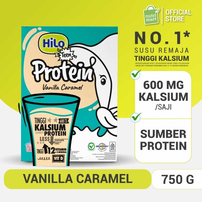 Gambar PTR HiLo Teen Vanilla Caramel 750gr - Susu Tinggi Kalsium dari tofikz undefined Tokopedia