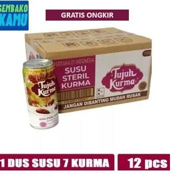 Gambar HADNEY TUJUH KURMA SUSU STERIL KURMA 1 DUS ISI 12 X 200 ML dari Nusa indah. undefined Tokopedia