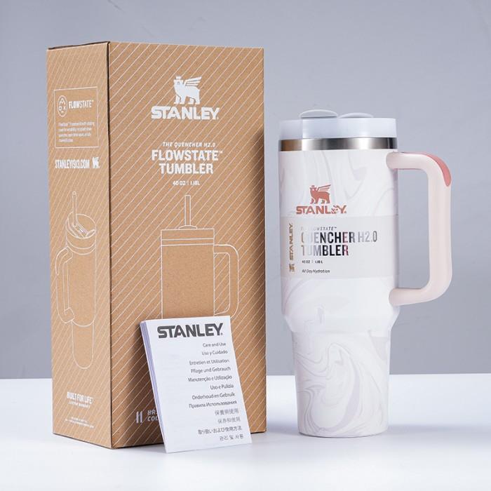 Gambar Stanley Tumbler Quencher H2.0 40Oz Terlaris - Cream wood 40oz dari janjimani undefined Tokopedia