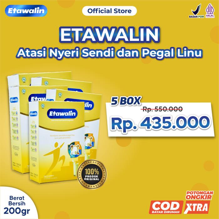 Gambar New Etawalin Susu Etawa Atasi Nyeri Sendi Dan Pegal Linu Paket 5 Box dari bekabake store undefined Tokopedia