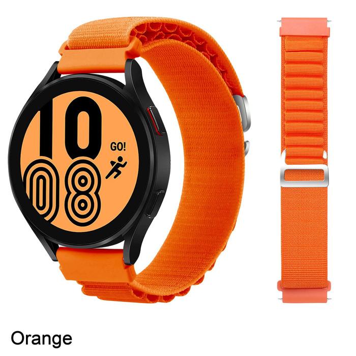 Gambar Strap Alpine Loop 20mm 22mm Tali Jam Tangan Samsung Huawei Garmin - Orange, 20mm dari Laku Murah_NEW undefined Tokopedia
