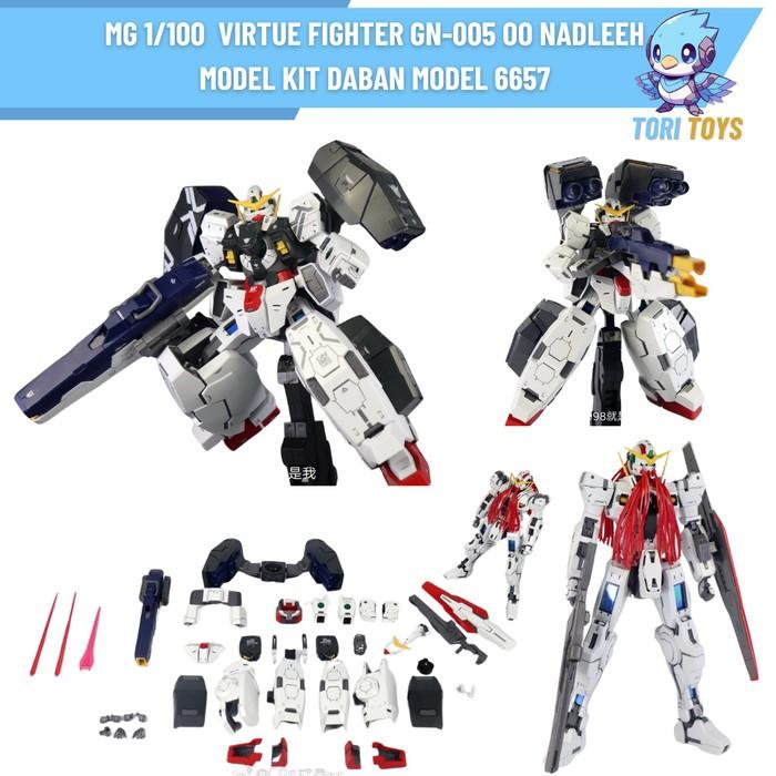 Gambar MG 1/100 Virtue Fighter Nadleeh GN005 Celestial Being Daban 6627 Model Kit - Fullpay dari toritoys undefined Tokopedia