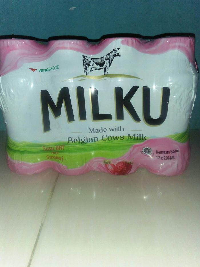 Gambar Milku Susu UHT Rasa Stroberi Kemasan Botol 12x200 Ml dari TOKOWARYAHJAYA 649 undefined Tokopedia