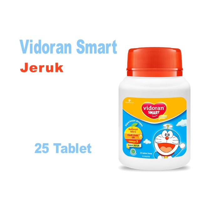 Gambar Vidoran Smart Tablet Strawberry Jeruk Anggur [25 Tablet] - Suplemen Vitamin Anak Menjaga Daya Tahan Tubuh Anak - Jeruk dari Mega Kosmetik dan Baby Shop undefined Tokopedia