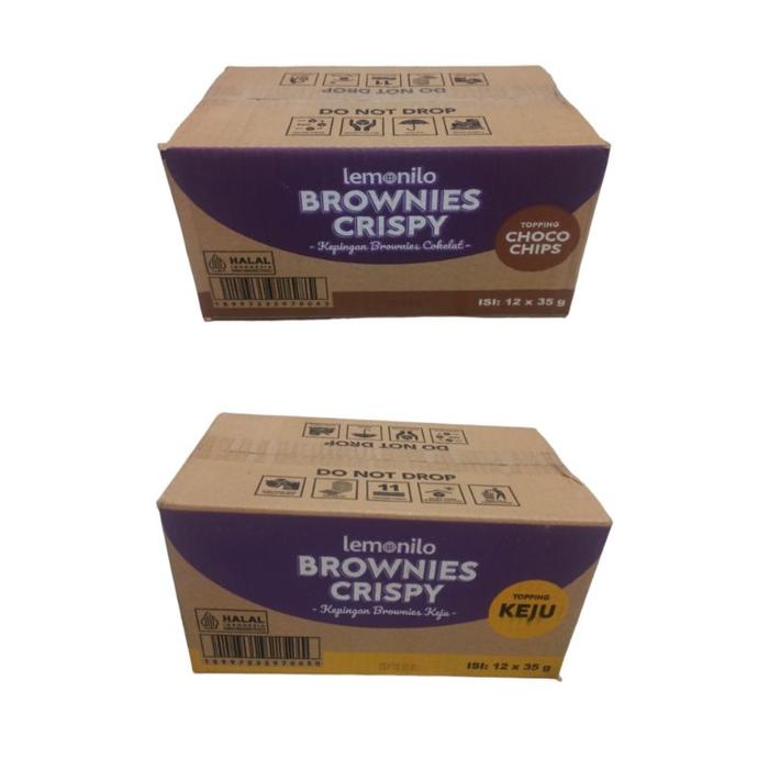 Gambar Lemonilo Brownies Crispy 1 Karton Isi 12Pcs dari toko gudan undefined Tokopedia