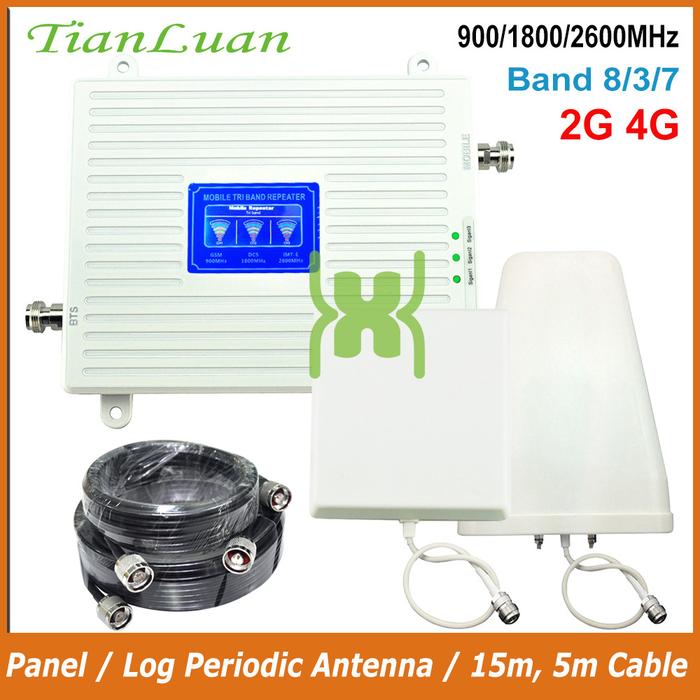 Dd Fdd Lte 4g Mobile Network Booster For 900 1800 2600mhz Signal Dev