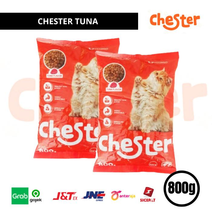 Gambar Chester cat food tuna 800 gr makanan kucing all stages new produk dari PD Kelapa Petshop undefined Tokopedia