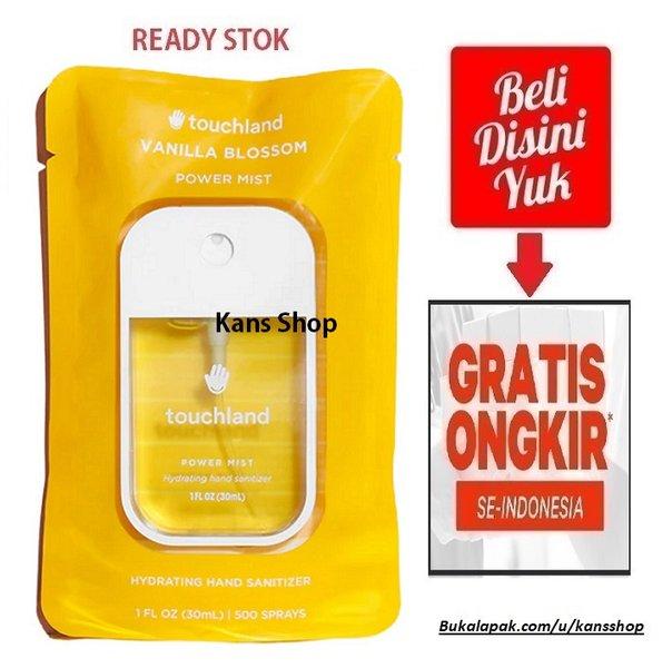 Gambar (DJ) Touchland Power Mist Hydrating Hand Sanitizer Vanilla Blossom Perawatan Pelembab Tangan Touchlan Hydra Sanitiser 30ml 30 ml STOK READY dari Djarum76 Jaya undefined Tokopedia