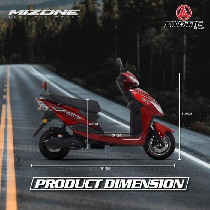 Gambar Electric Motor MIZONE by Exotic Sepeda Motor Listrik Garansi Resmi dari Herdiawan berkah undefined Tokopedia