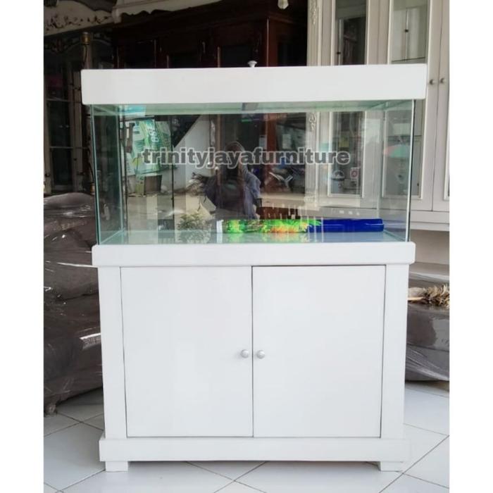 Gambar BM Meja Aquarium Plus Aquarium Sama Tutup 95cm/trinityjayafurniture dari BANYU ABIMANYUU undefined Tokopedia