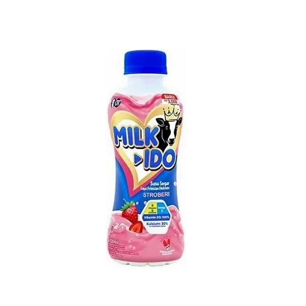 Gambar SUSU MILKIDO STROBERI 200 ML dari Hypermart Ekalokasari undefined Tokopedia