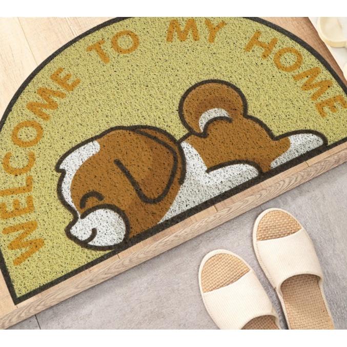 Gambar NEW Keset Lantai Motif Animal UK 40X75 CM / Keset Kamar Mandi / Keset Dapur Keset Cute Animal Doggy Cat Banah PVC Anti Licin - Doggy A, 40x60cm dari Gunawan08656 undefined Tokopedia