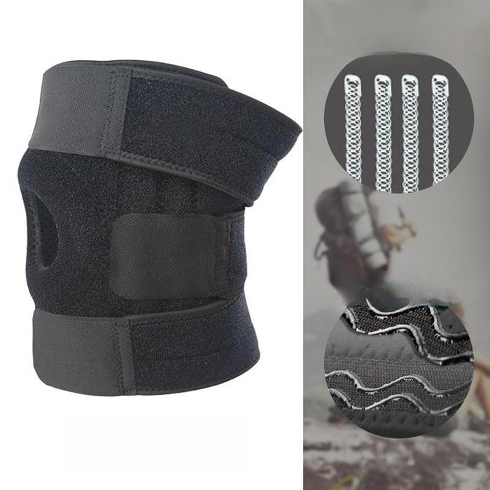 Gambar Deker Lutut Knee Support Brace Pelindung Lutut Deker Lari Gym - Hitam dari Mall-Hoki undefined Tokopedia