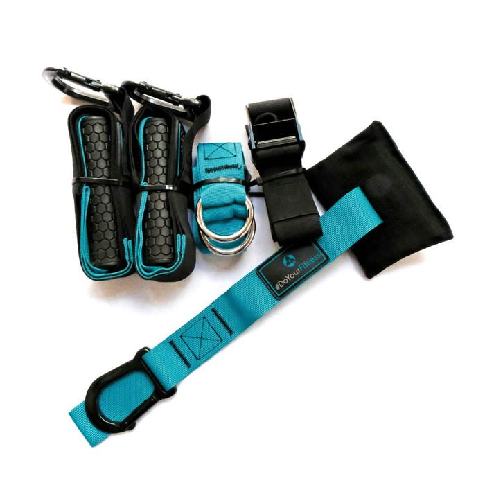 Gambar TRX SUSPENSION TRAINING FITNESS YOGA WORKOUT / ALAT OLAHRAGA / TRX PRO - Biru Muda dari NewAubergine undefined Tokopedia