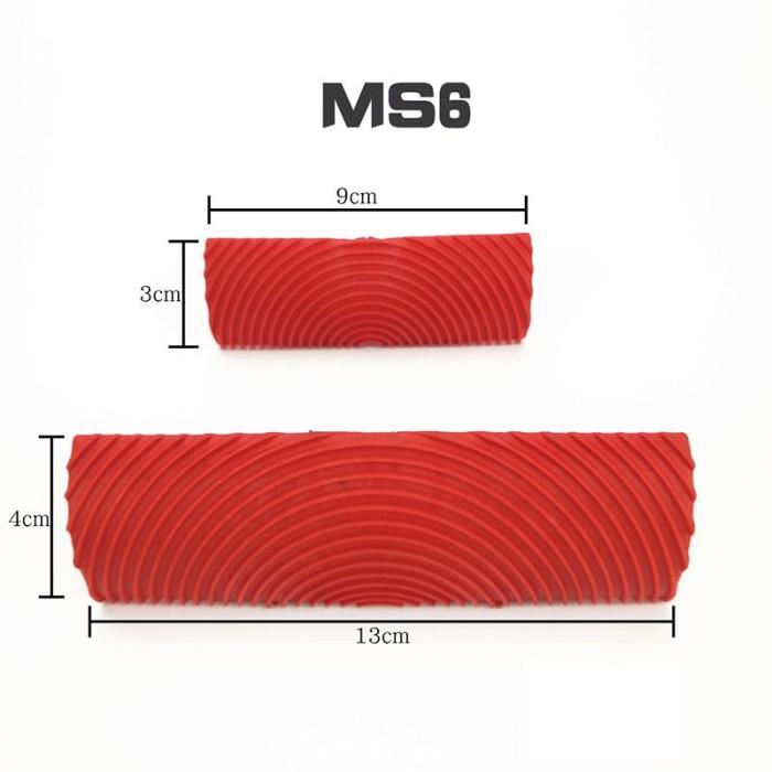 Gambar Kuas Cat Motif Kayu Rubber Wood Graining Alat Membuat Motif Kayu - MS6 dari PIKTOKO-TK undefined Tokopedia