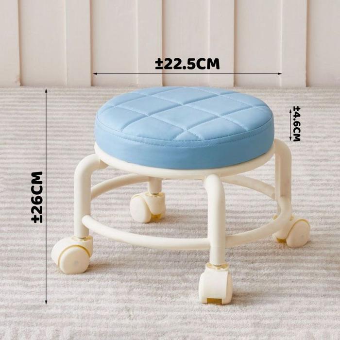 Chair Bulat Roda Jual NEW Kursi Roda Bulat Mini Putar 360° / Bangku Jongkok Busa Empuk ...