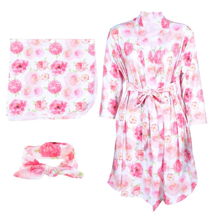 Jual Maternity Nightgown Mom Robe and Baby Matching Outfits - Main Image