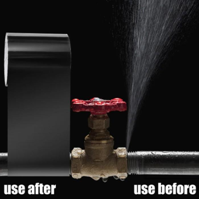 Gambar Isolasi Lakban Anti Bocor Super Kuat Repair Tape Waterproof Solasi Lakban Tape Super Strong PREMIUM HG - 5 CM X 150 CM dari HellowMall undefined Tokopedia