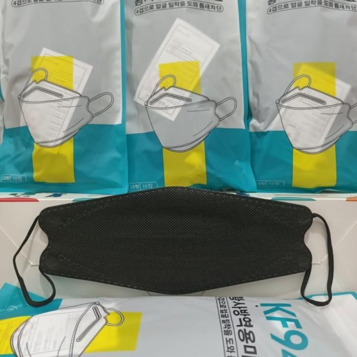 Gambar MASKER KF94 ISI 10PCS WARNA NAVY BIRU BLUE HIJAU ORANGE KUNING KF 94 - Hitam, KF94 dari ESUTO Store Indonesia undefined Tokopedia