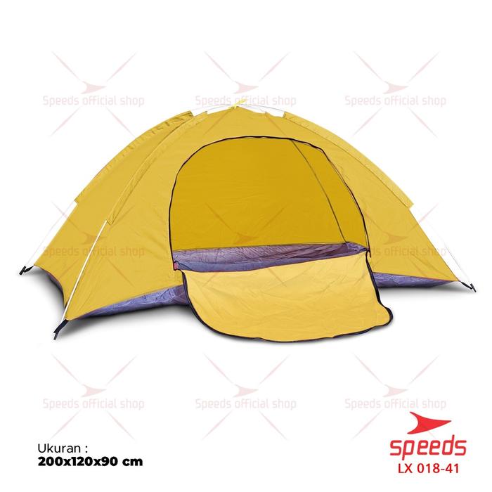 Gambar SPEEDS Tenda Camping Gunung Mendaki Army Dome 2-3 Orang Dengan Alas Tenda Anti Air 018-13 - 41 KUNIN dari Toko Patra sell undefined Tokopedia