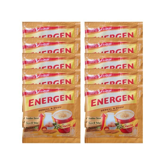 Gambar NEWBEST| Sereal Energen Rasa Vanilla Vanila Sachet 1 Renteng 32 gr x 10 Pcs dari KEVINPUTRI99 undefined Tokopedia