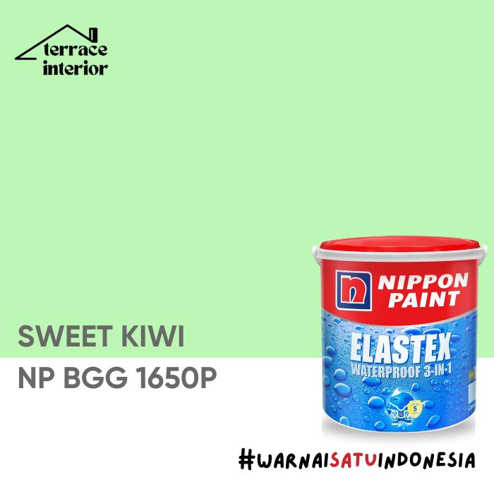 Gambar Cat Pelapis dan Anti Bocor Nippon Paint Elastex Warna Hijau 20 KG - Sweet Kiwi dari Terrace Interior undefined Tokopedia