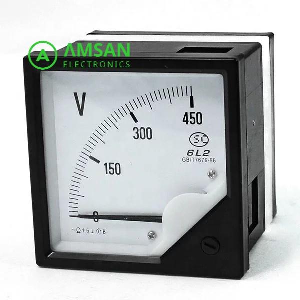 Fielect 6L2 AC Analog Voltage Panel Meter – 0-450V Gauge With 1.5% Accuracy