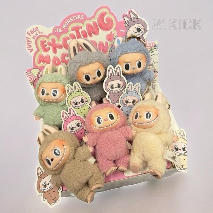 Gambar The Monsters Labubu Exciting Macaron Vinyl Face Key Chain Pop Mart 100% Original - Blind Box(1Pcs) dari 21Kick undefined Tokopedia