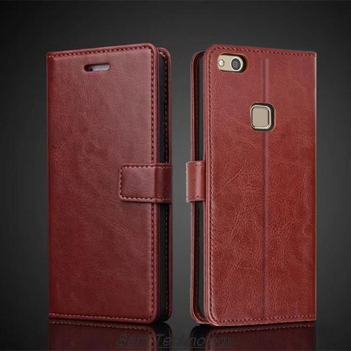 Jual Card Holder Cover Case for Huawei P10 lite Pu Leather Flip