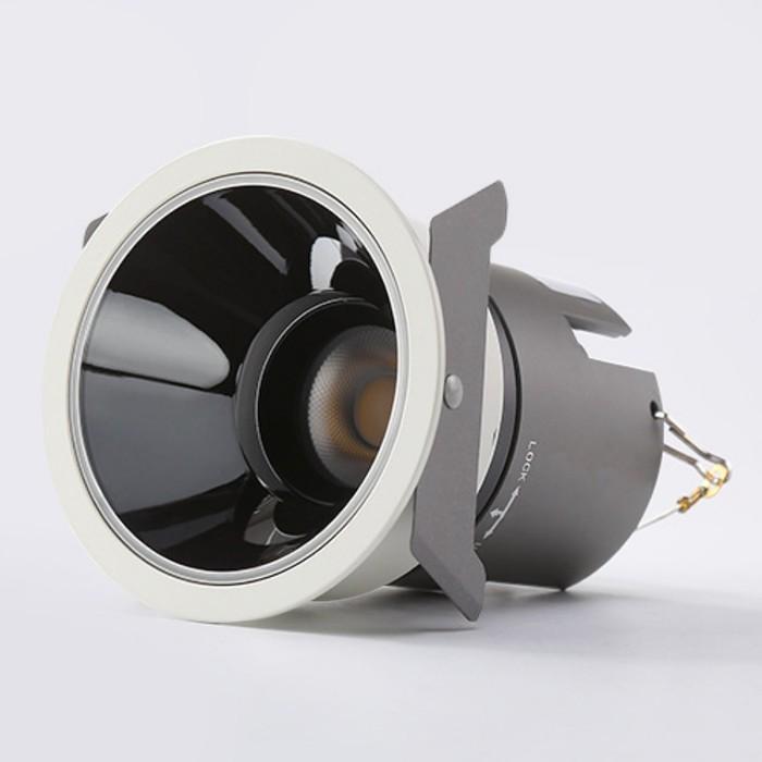 Gambar AMC S01 Prime COB LED Spotlight CRI Ra 98+ RG0 Ra98 Anti Silau Anti Glare Lampu Sorot Plafon Spot Light - 10 Watt, 3000K Pure Warm dari amcindo undefined Tokopedia