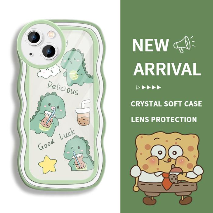 Gambar Case For OPPO A7 A7n A71 2017 2018 A72 A74 4G A74 5G A76 A77 4G A77s A78 4G A78 5G A7x A8 A83 Silikon Camera Lens Protection Stacking Soft Case Murah Cute Dinosaur Girl - Style1, OPPO A78 4G dari parabatokoresmi undefined Tokopedia