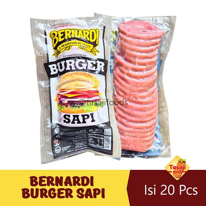 Gambar Bernardi Burger Sapi Isi 20 pcs Burger Patties dari Tasaji Foods undefined Tokopedia