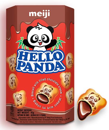 Gambar ready Camilan Snack Makanan Ringan Hello Panda Chocolate Strawberry Double Choco Cookies & Cream Van dari rabbit-black undefined Tokopedia