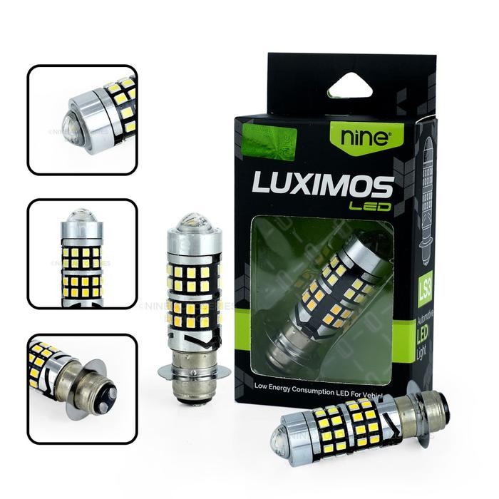 Gambar LAMPU LED DEPAN MOTOR H6 H4 LS2 LASER HI LOW DC PUTIH LAMPU SENJA BIRU - h6 ls3 dari Raja Karya Mandiri_NEW undefined Tokopedia