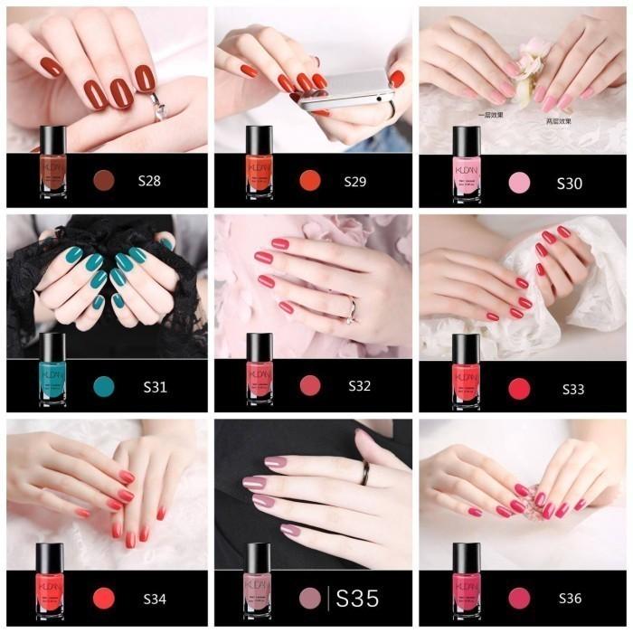 Gambar KUDAN KUTEK PEEL OFF KUTEKS HALAL MUSLIMAH 41 WARNA CAT KUKU - Warna 28-36, 03 dari EXQUISITE TREND undefined Tokopedia