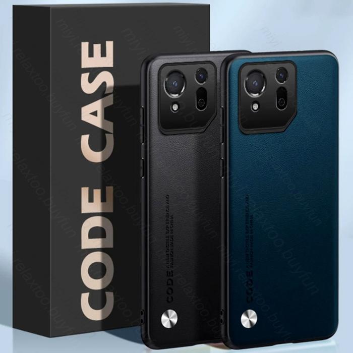 Gambar ROGPhone8Pro 5G Case Luxury Plain Skin Leather Back Cover For Asus ROG Phone 8 Pro 8Pro Phone8 5G TPU Soft Frame Protect Fundas dari MUNAW4ROH3 LAM1LAW undefined Tokopedia