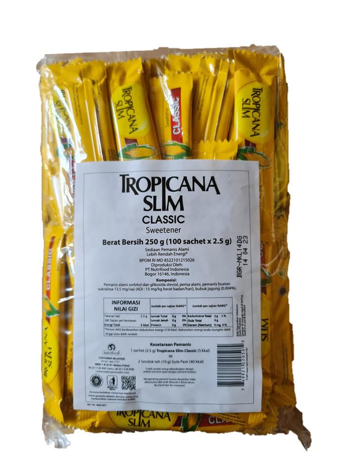 Gambar Tropicana Slim Stevia Sweetener (100 pcs) - ClassicStick100 dari Pinky Flavour undefined Tokopedia