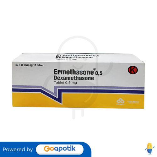 Gambar ERMETHASONE 0.5 MG BOX 100 TABLET dari Apotek Sesama Pasar Kemis by GoApotik undefined Tokopedia