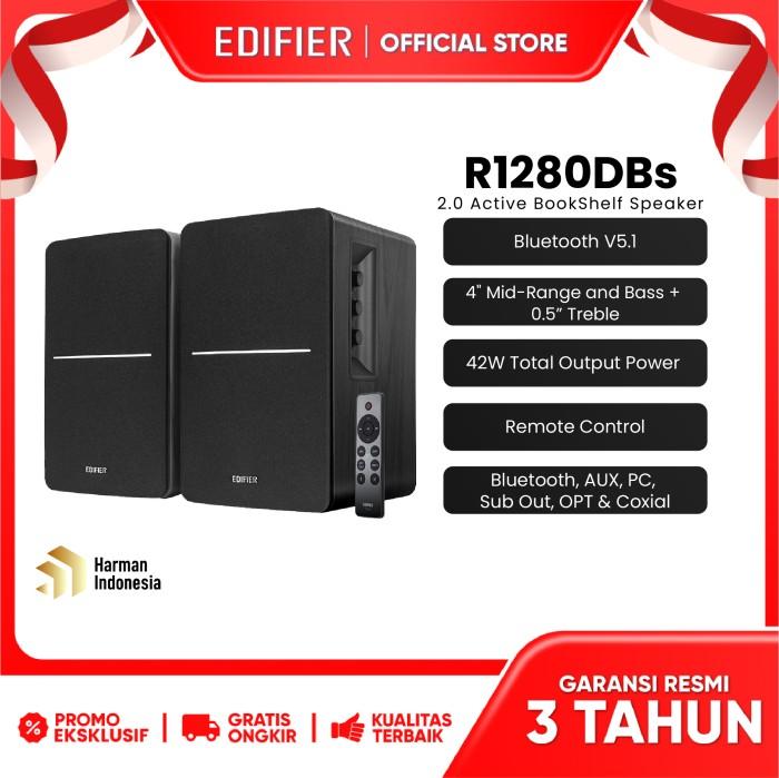 Gambar EDIFIER R1280DBs 2.0 Active Bookshelf Speaker - Black - Black dari specialdealshop undefined Tokopedia