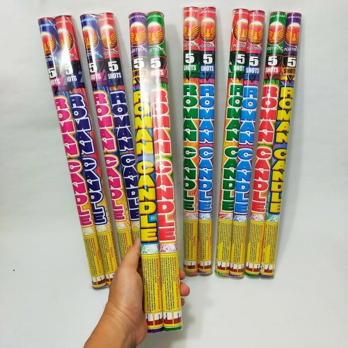 Gambar Kembang Api 5 Shot Mercon Petasan Bola Bola 5 Tembakan Original 0,8" - Tanggung 0,75", RC 5 Shot dari Mega Store Express undefined Tokopedia
