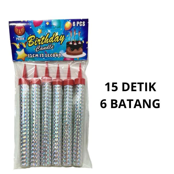Gambar Kembang Api Lilin Air Mancur Ulang Tahun Sparkless Birthday Candle Pak - 15 Detik (6Pcs) dari Mega Store Express undefined Tokopedia