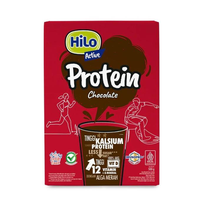 Gambar HiLo Active 500g Susu Tinggi Kalsium Lebih Rendah Lemak - Chocolate dari Mel The Shop undefined Tokopedia
