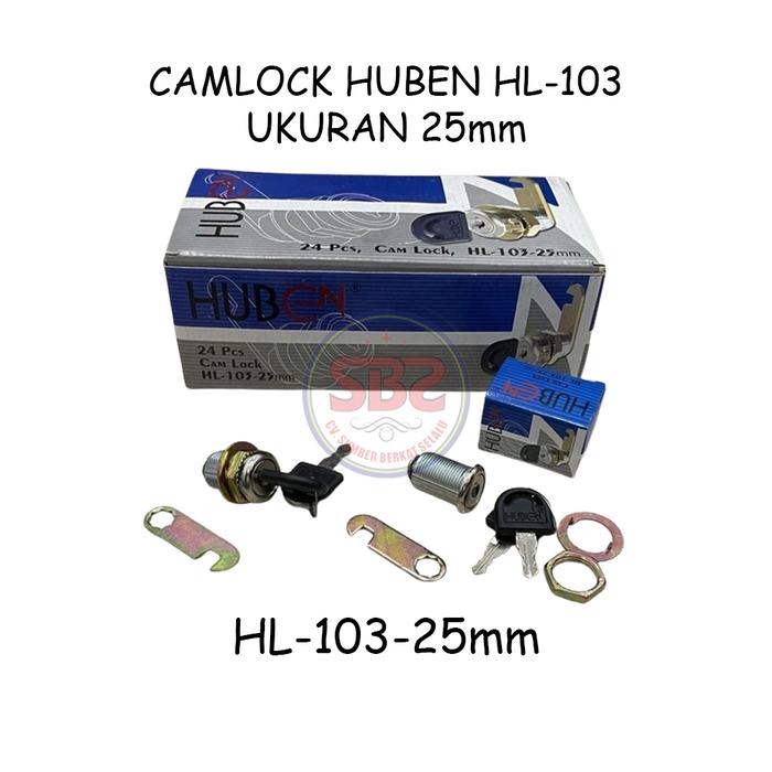 Gambar HUBEN Camlock HL 103 - 25mm dan 30mm Kunci Laci / Kunci Lemari Ukuran 25mm 30mm - 25mm dari SUMBER BERKAT SELALU undefined Tokopedia