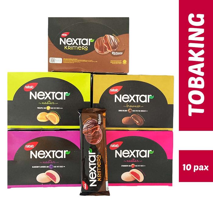 Gambar Biskuit Nextar Nabati Brownies Cokelat Nanas Strawberry Krimero Blueberry - Strawberry dari AHLI SAOS undefined Tokopedia
