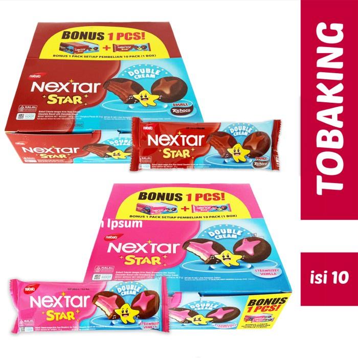 Gambar Nextar Star Chocolate Strawberry Box isi 10 - Strawberi dari AHLI SAOS undefined Tokopedia