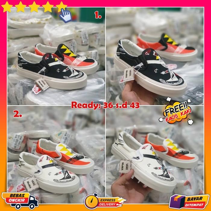 Gambar Terbaru Sepatu Vans Slip On Moma Vasily Kandinsky Import Sneakers Pria Wanita Mantap - SATU, 36 dari MEDUSA 0LSHOP undefined Tokopedia