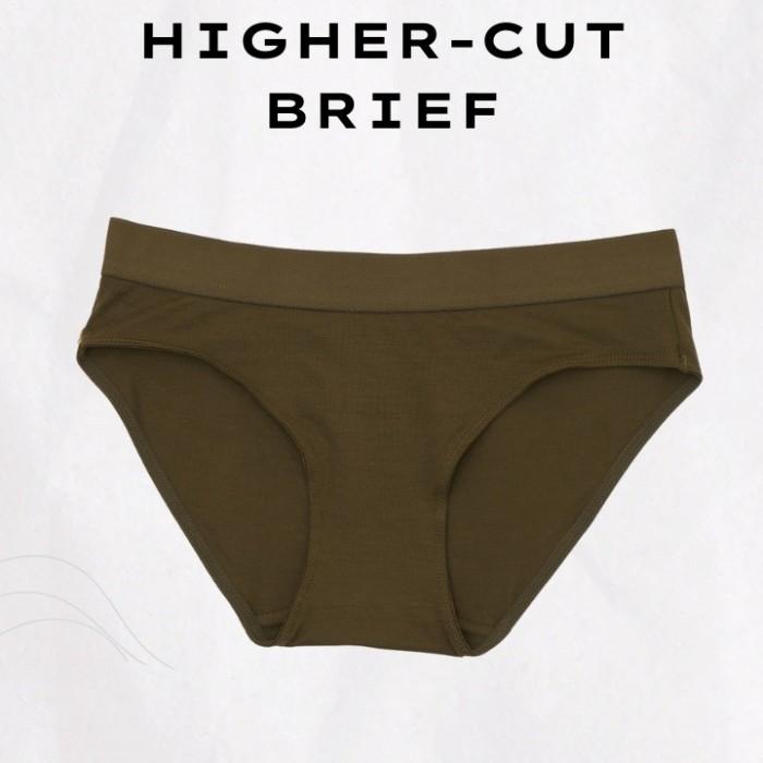 Gambar EKSLUSIF UNDERWEAR - SARE STUDIO LOBI TENCEL PANTY - CELANA DALAM - 1 PCS KODE 201 - Dark Olive, XL dari hinggashop undefined Tokopedia